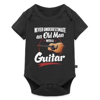 Guitarist Guitarist Musician Guitar Music - Baby Premium short-sleeve bodysuit - black - Front