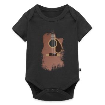 Guitarist Guitarist Musician Guitar Music - Baby Premium short-sleeve bodysuit - black - Front