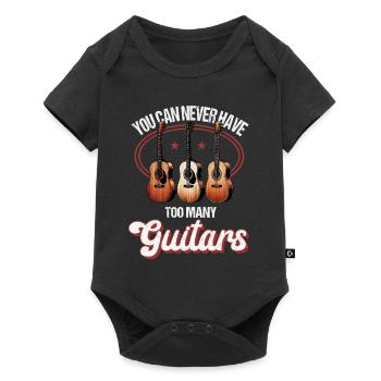 Guitarist Guitarist Musician Guitar Music - Baby Premium short-sleeve bodysuit - black - Front