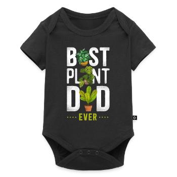 Plant Lover Gardening Dad Best - Baby Premium short-sleeve bodysuit - black - Front