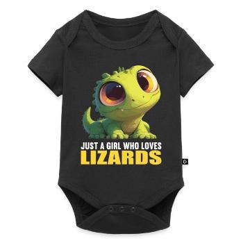 Lizards Lizard - Baby Premium short-sleeve bodysuit - black - Front