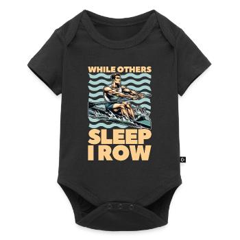 Water Rowing While Others Sleep I Row Water Sports - Baby Premium short-sleeve bodysuit - black - Front