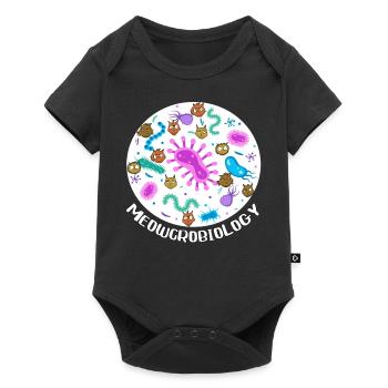 Meowcrobiology - Baby Premium short-sleeve bodysuit - black - Front