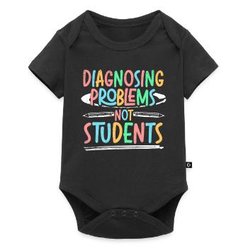 Psychologue scolaire - Body à manches courtes Premium Bébé - noir - Devant