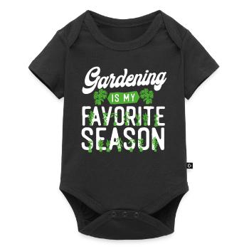 Amateur de plantes jardinage Le jardinage, c’est - Body à manches courtes Premium Bébé - noir - Devant