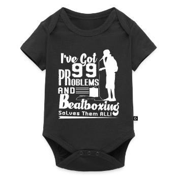 Beatboxing Beatboxing Solves Them All - Baby Premium short-sleeve bodysuit - black - Front