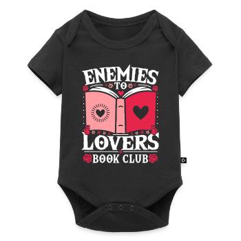 Reading Books Roman Enemies To Lovers Book Club - Baby Premium short-sleeve bodysuit - black - Front