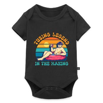 River Tubing Inner Tubing Bumper Tubing Legend - Baby Premium short-sleeve bodysuit - black - Front