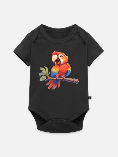 Aras Ara - Baby Premium Kurzarmbody - Schwarz