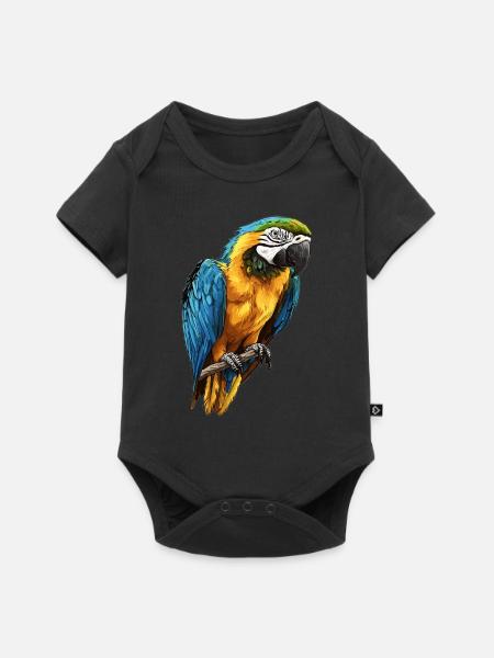 Aras Ara - Baby Premium Kurzarmbody - Schwarz