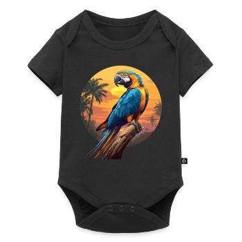 L’ère de l’ara - Body à manches courtes Premium Bébé - noir - Devant