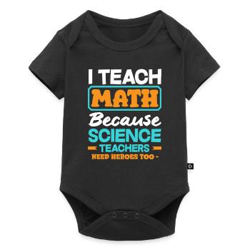 Math Teacher Math Gift - Baby Premium short-sleeve bodysuit - black - Front