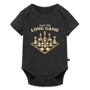 Échecs Tacticiens Stratégie Maîtres Tactique - Body à manches courtes Premium Bébé - noir - Devant