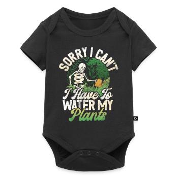 Garden Plants Gardener Garden Lover Planting - Baby Premium short-sleeve bodysuit - black - Front