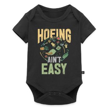 Garden Plants Gardener Garden Lover Planting - Baby Premium short-sleeve bodysuit - black - Front