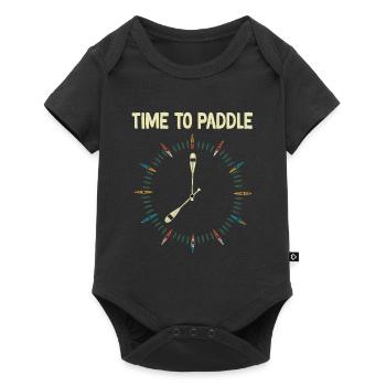 Kayak -Kayak -Paddle Lovers Kayak Adventure - Baby Premium short-sleeve bodysuit - black - Front