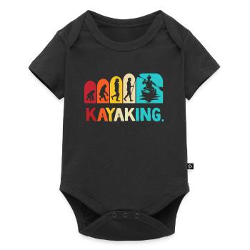Kayak -Kayak -Paddle Lovers Kayak Adventure - Baby Premium short-sleeve bodysuit - black - Front