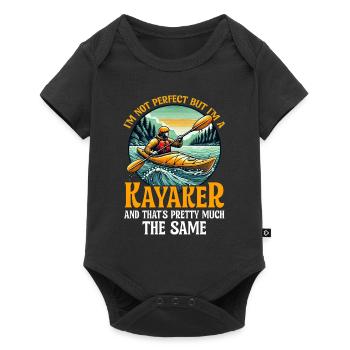 Kayak -Kayak -Paddle Lovers Kayak Adventure - Baby Premium short-sleeve bodysuit - black - Front