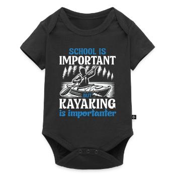 Kayak -Kayak -Paddle Lovers Kayak Adventure - Baby Premium short-sleeve bodysuit - black - Front