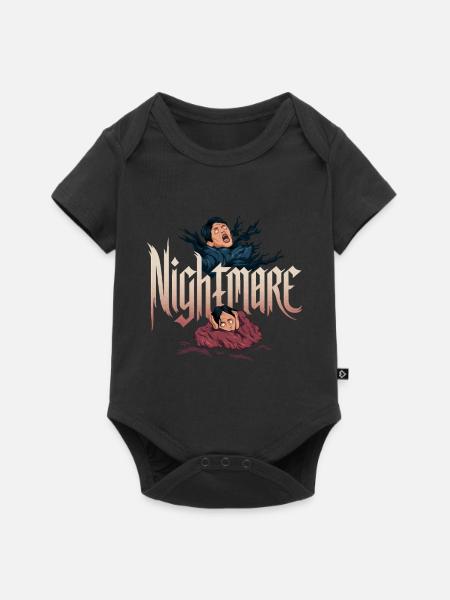 NIGHTMARE - Baby Premium Kurzarmbody - Schwarz