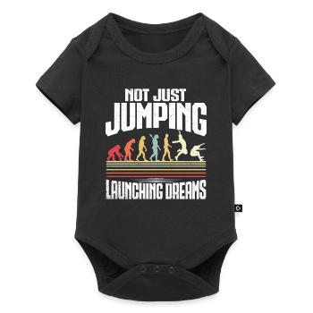 Long Jump Long Jump - Baby Premium short-sleeve bodysuit - black - Front
