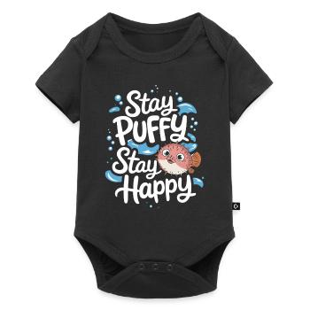 Puffer fish marine life enthusiast Quirky - Baby Premium short-sleeve bodysuit - black - Front
