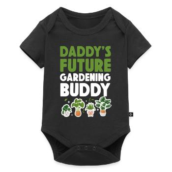 Plant Lover Gardening Daddy's - Baby Premium short-sleeve bodysuit - black - Front