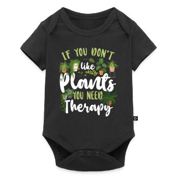 Jardinage amateur de plantes si vous ne le faites pas - Body à manches courtes Premium Bébé - noir - Devant