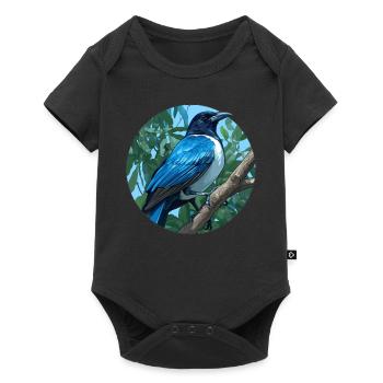 Magpies Magpie - Baby Premium short-sleeve bodysuit - black - Front