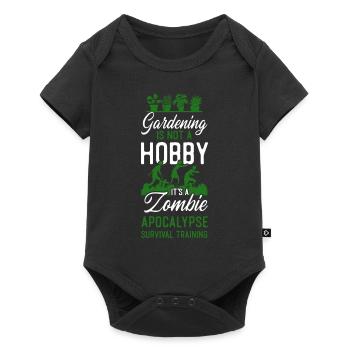 Plant Lover Gardening Gardening Is - Baby Premium short-sleeve bodysuit - black - Front