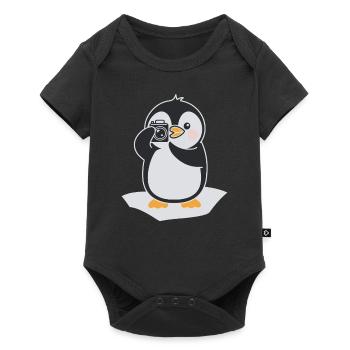 Photography Penguin for Photographers Hobby Photography - Baby Premium short-sleeve bodysuit - black - Front