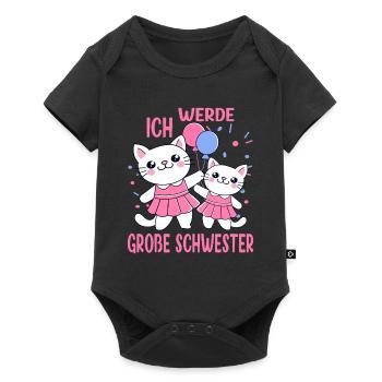 I'm Going To Be Big Sister 2026 Cats Girl - Baby Premium short-sleeve bodysuit - black - Front