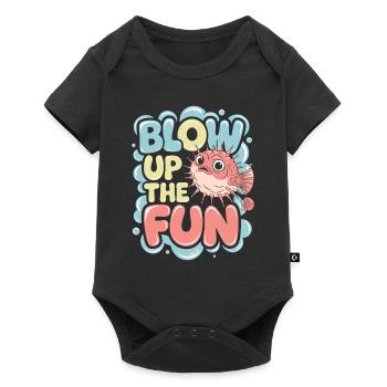 Puffer fish marine life enthusiast Quirky - Baby Premium short-sleeve bodysuit - black - Front
