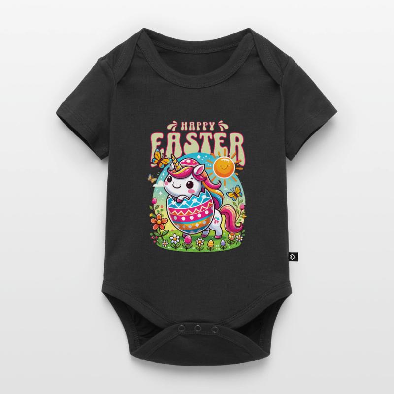 Easter Happy Easter Easter Bunny Easter Egg Spring Baby Premium short-sleeve bodysuit