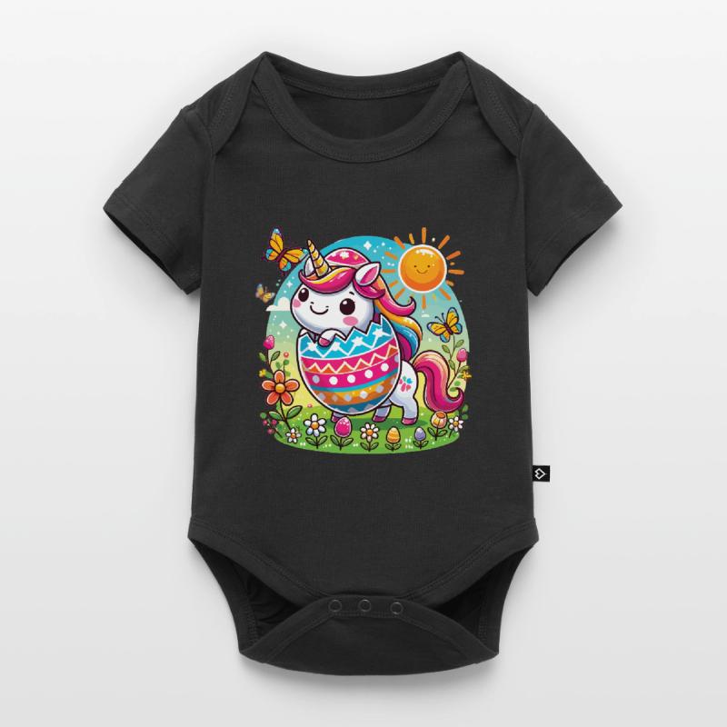 Easter Happy Easter Easter Bunny Easter Egg Spring Baby Premium short-sleeve bodysuit