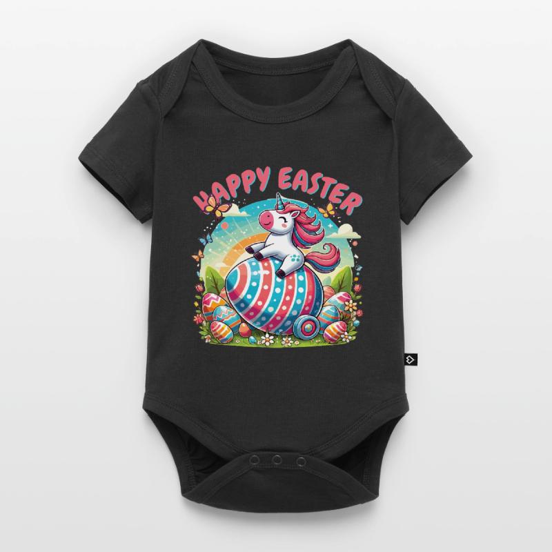 Easter Happy Easter Easter Bunny Easter Egg Spring Baby Premium short-sleeve bodysuit