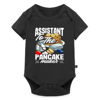 Assistant to the Pancake Master for - Baby Premium short-sleeve bodysuit - black - Front
