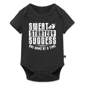 Trainer Geschenke Coach Geschenkidee - Baby Premium Kurzarmbody - Schwarz - Vorne