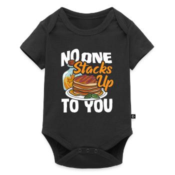 Crêpes Personne n’empile comme vous - Body à manches courtes Premium Bébé - noir - Devant