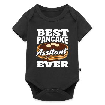 Best Pancake Assistant Ever - Baby Premium short-sleeve bodysuit - black - Front