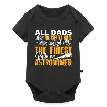 Awesome Astronomer Dad - Baby Premium short-sleeve bodysuit - black - Front