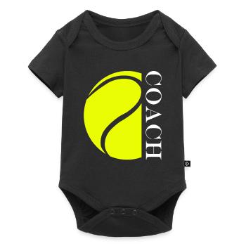 Coach de tennis - Body à manches courtes Premium Bébé - noir - Devant