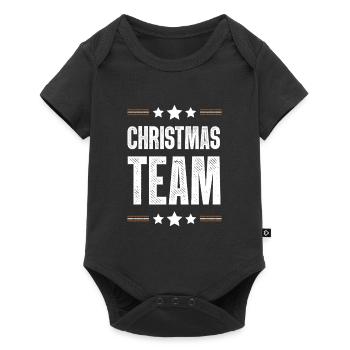 Christmas Team - Baby Premium short-sleeve bodysuit - black - Front