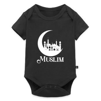 Musulman Islam Allah Ramadan Kareem Cadeau - Body à manches courtes Premium Bébé - noir - Devant