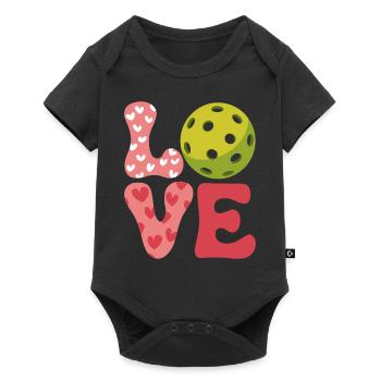 Pickleball Dire Sports Drôle Pickleball Cadeau - Body à manches courtes Premium Bébé - noir - Devant
