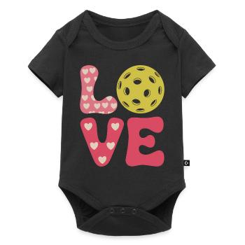 Pickleball Dire Sports Drôle Pickleball Cadeau - Body à manches courtes Premium Bébé - noir - Devant
