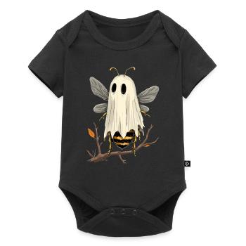 Costume d’abeille mignonne pour Halloween - Body à manches courtes Premium Bébé - noir - Devant