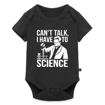 Technicien de laboratoire scientifique dans la vie quotidienne - Body à manches courtes Premium Bébé - noir - Devant
