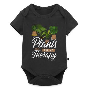 Plant Lover Gardening Plants Are - Baby Premium short-sleeve bodysuit - black - Front