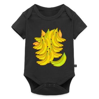 Banana Banana Fruit Fruit Exotic - Baby Premium short-sleeve bodysuit - black - Front